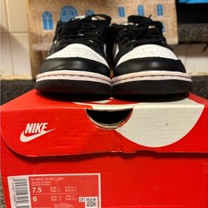 Nike Black and White Low-Top Sneakers